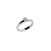 Bartorelli Italian Jewels | Anello solitario in oro bianco 18 carati e diamante bianco taglio brillante - 00904 (1)