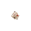Pasquale Bruni | ANELLO FIGLIA DEI FIORI IN ORO ROSA CON PIETRE FANTASIA E DIAMANTI BIANCHI E CHAMPAGNE - 16000R - 16000R (1)