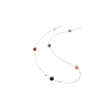Pasquale Bruni | COLLANA PETIT JOLI IN ORO ROSA CON FIORI IN PIETRE FANTASIA E DIAMANTI - 16266R - 16266R (1)