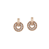 Bulgari | ORECCHINI BVLGARI BVLGARI IN ORO ROSA CON PAV&Eacute; DI DIAMANTI - OR858823 - OR858823 (1)