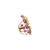 Bartorelli Italian Jewels | ANELLO RAMI IN ORO ROSA CON ZAFFIRI ROSA E DIAMANTI - 3R00086DSPP (4)