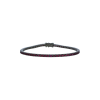 Bartorelli Italian Jewels | Braccaile tennis in oro bianco 18 carati e Rubini naturali taglio brillante - 48569417 (1)
