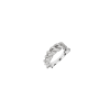 Bartorelli Italian Jewels | ANELLO IN ORO BIANCO GOURMETTE CON PAV&Eacute; DI DIAMANTI - ANERI4038BWXX (1)