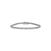 Bartorelli Italian Jewels | Bracciale tennis in oro bianco 18 carati e diamanti bianchi taglio brillante - 51416850 (1)