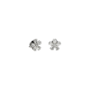 Bartorelli Italian Jewels | Orecchini a lobo in oro bianco con diamanti - 82486522 (1)