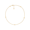 Gucci | COLLANA GUCCI INTERLOCKING CON GG IN ORO GIALLO - YBB62990100100U - YBB62990100100U (1)