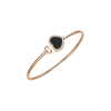 Chopard | CHOPARD - HAPPY HEARTS - BRACCIALE GIUNCO IN ORO ROSA CON DIAMANTI E ONICE - 85A074-5200 - 85A074 (1)