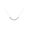 Bartorelli Italian Jewels | COLLANA GIROCOLLO IN ORO ROSA CON DIAMANTI BIANCHI E DIAMANTI NERI - C058/33-C4 (1)