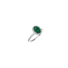 Bartorelli Italian Jewels | ANELLO IN ORO BIANCO CON SMERALDO E DIAMANTI - 13158477 (1)