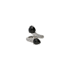 Bartorelli Italian Jewels | ANELLO CONTRARIE IN ORO BIANCO CON DIAMANTI NERI E PAV&Eacute; DI DIAMANTI BIANCHI - BAAN48 (2)