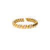 Bartorelli Italian Jewels | BRACCIALE SEMI RIGIDO IN OOR ROSA E DIAMANTI BIANCHI - 1401 (1)