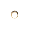 Bartorelli Italian Jewels | ANELLO FASCIA BOMBATA IN ORO ROSA CON PAV&Egrave; DI DIAMANTI BIANCHI E DIAMANTI NERI - VR20581DDKP (3)