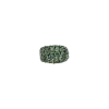 Bartorelli Italian Jewels | ANELLO IN ORO BRUNITO CON ZAFFIRI VERDI E DIAMANTI - TR7675DSGBW (2)