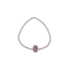 Bartorelli Italian Jewels | BRACCIALE IN ARGENTO CON RUTILO VIOLA OVALE E CONTORNO DI ZIRCONI - 91016414 (1)