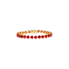 Bartorelli Italian Jewels | BRACCIALE TENNIS CUORI IN ORO GIALLO E RUBINI - F.178D (1)