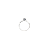 Bartorelli Italian Jewels | ANELLO SOLITARIO IN ORO BIANCO, DIAMANTI BIANCHI E ZAFFIRO BLU NATURALE - ER0196SBDW (3)