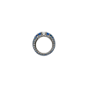 Bartorelli Italian Jewels | ANELLO VERETTA GIRO INTERO IN ORO NERO CON ZAFFIRI BLU E DIAMANTE SOLITARIO - VR21696SBDBW (3)
