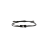 Bartorelli Italian Jewels | BRACCIALE IN CORDINO NERO CON LETTERA 
