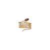 Bartorelli Italian Jewels | ANELLO SERPENTE IN ORO ROSA CON DIAMANTI BIANCHI E DIAMANTI BROWN - 71950626 (2)