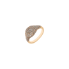 Bartorelli Italian Jewels | ANELLO IN ORO ROSA CON PAV&Egrave; DI DIAMANTI BROWN - VR24665DBP (1)