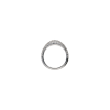 Bartorelli Italian Jewels | ANELLO FASCIA PICCOLA BOMBATA IN ORO BIANCO CON PAV&Egrave; DI DIAMANTI - VR24851DW (3)