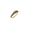 Bartorelli Italian Jewels | ANELLO FASCIA PICCOLA BOMBATA IN ORO ROSA CON PAV&Egrave; DI DIAMANTI BROWN - VR24851DBP (1)