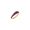 Bartorelli Italian Jewels | ANELLO FASCIA PICCOLA BOMBATA IN ORO ROSA CON PAV&Egrave; DI RUBINI - VR24851RUP (1)