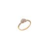 Bartorelli Italian Jewels | ANELLO IN ORO ROSA CON CUORE IN PAV&Eacute; DI DIAMANTI - VR24854DP (1)