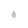 Bartorelli Italian Jewels | CIONDOLO LETTERA B IN ORO BIANCO CON DIAMANTI - B2 (1)