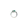 Bartorelli Italian Jewels | ANELLO CUORI IN ORO BIANCO CON DIAMANTI BIANCHI E SMERALDI - BAAN64 (3)