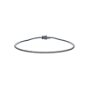 Bartorelli Italian Jewels | Bracciale tennis in oro brunito 18 carati e diamanti neri taglio brillante - BABR08 (1)