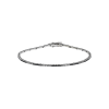 Bartorelli Italian Jewels | Bracciale tennis in oro bianco 18 carati,diamanti bianchi e diamanti neri taglio brillante - BABR413 (1)