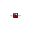Pomellato | ANELLO NUDO - ANELLO NUDO CLASSIC IN ORO ROSA CON CASTONE IN ORO BIANCO E GRANATO SFACCETTATO - A.A110/OG1/O6 - PAA1100O6000000OG (2)