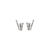 Bartorelli Italian Jewels | ORECCHINI A LOBO IN ORO BIANCO E DIAMANTI - VE25675DW (1)
