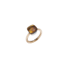 Pomellato | ANELLO NUDO - ANELLO IN ORO ROSA CON CASTONE IN ORO BIANCO E QUARZO MADERA SFACCETTATO - A.A110/O6/OV - A.A110/O6/OV (1)