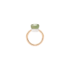 Pomellato | ANELLO NUDO - ANELLO IN ORO ROSA CON CASTONE IN ORO BIANCO E PRASIOLITE SFACCETTATA - A.A110/O6/PA - PAA1100O6000000PA (2)