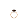 Pomellato | ANELLO NUDO - ANELLO IN ORO ROSA CON CASTONE IN ORO BIANCO E QUARZO FUME' SFACCETTATO - A.A110/O6/QF - PAA1100O6000000QF (3)