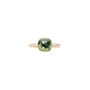 Pomellato | ANELLO NUDO - ANELLO IN ORO ROSA CON CASTONE IN ORO BIANCO E PRASIOLITE SFACCETTATA - A.B403/O6/PA - PAB4030O6000000PA (2)