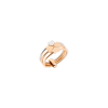 Dodo | DODO GOOD LUCK - ANELLO LUCKY IN LOVE IN ORO ROSA E ARGENTO - AD12C/9/A - DAB6000FOURL0009A (1)