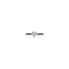 Bartorelli Italian Jewels | ANELLO SOLITARIO IN ORO BIANCO CON DIAMANTE A CUORE - PNT10/S (2)