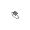 Bartorelli Italian Jewels | ANELLO PIRAMIDI BORCHIA GRANDE IN ORO BIANCO E DIAMANTI - VR26305DW (1)