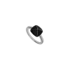 Bartorelli Italian Jewels | ANELLO PIRAMIDI BORCHIA GRANDE IN ORO BIANCO E DIAMANTI NERI - VR26305DKW (1)