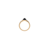 Bartorelli Italian Jewels | ANELLO PIRAMIDI BORCHIA PICCOLA IN ORO ROSA E DIAMANTI NERI - VR26306DKP (3)