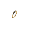 Bartorelli Italian Jewels | CROCE- ANELLO IN ORO ROSA E DIAMANTI NERI - A137B-3947-RBK (1)