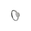 Bartorelli Italian Jewels | Anello in oro bianco 18 carati e diamanti bianchi taglio brillante - VR24965DW (1)