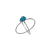 Bartorelli Italian Jewels | Anello in oro bianco 18 carati, apatite e diamanti bianchi taglio brillante - ANP129/24-AP (1)