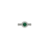 Bartorelli Italian Jewels | ANELLO IN ORO BIANCO CON DIAMANTI E SMERALDO - 33408302 (2)