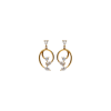 Bartorelli Italian Jewels | ORECCHINI PENDENTI IN ORO ROSA E DIAMANTI - VE26826DP (1)