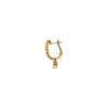 Bartorelli Italian Jewels | ORECCHINI A CERCHIETTO PALLINE CON PENDENTE DIAMANTI - VE27072DP (2)