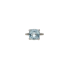 Bartorelli Italian Jewels | ANELLO IN ORO BIANCO CON ACQUAMARINA CENTRALE E DIAMANTI LATERALI - 3576011 (2)